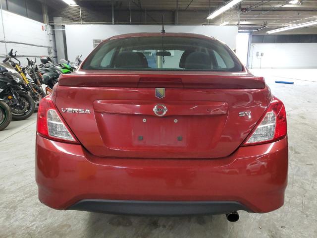 3N1CN7AP0JL825210 - 2018 NISSAN VERSA S RED photo 6