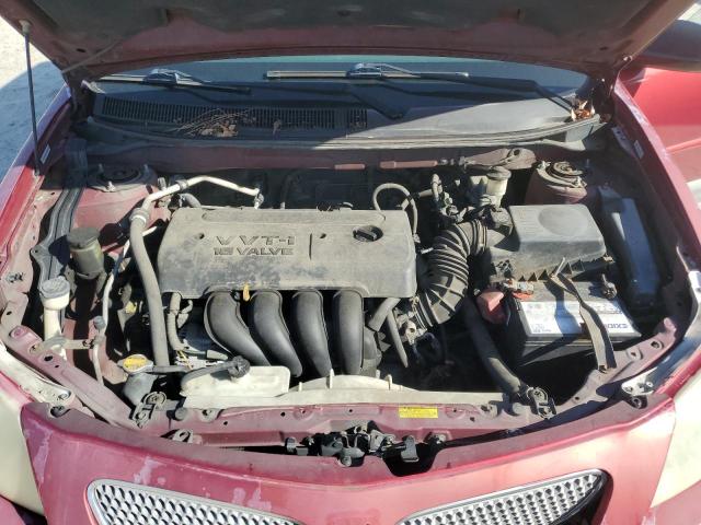 5Y2SL63885Z440829 - 2005 PONTIAC VIBE MAROON photo 12