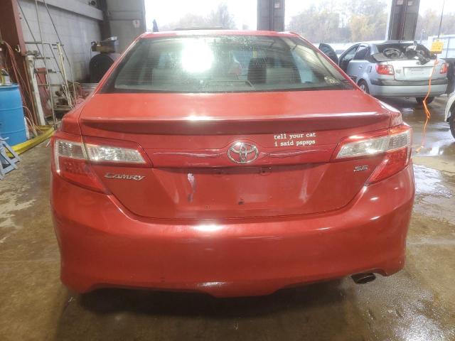 4T1BF1FK9CU548545 - 2012 TOYOTA CAMRY BASE Красный фото 6