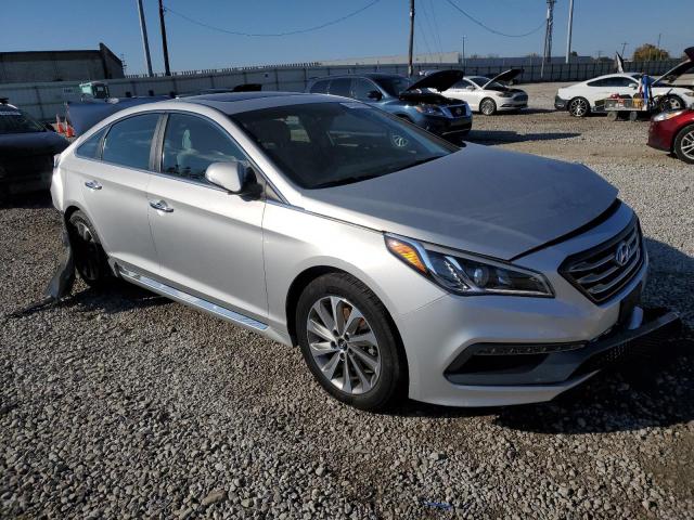 5NPE34AF9HH582931 - 2017 HYUNDAI SONATA SPORT GRAY photo 4