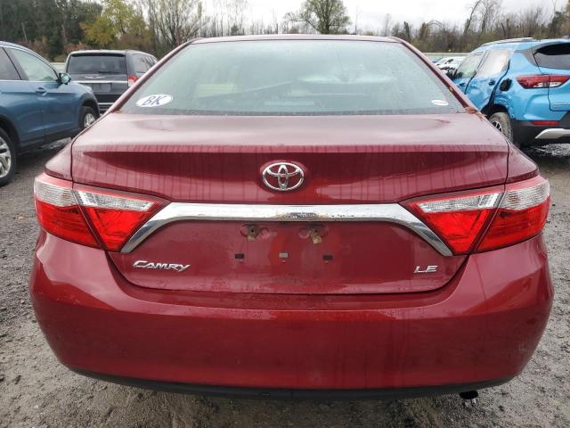 4T1BF1FK1FU993835 - 2015 TOYOTA CAMRY LE RED photo 6