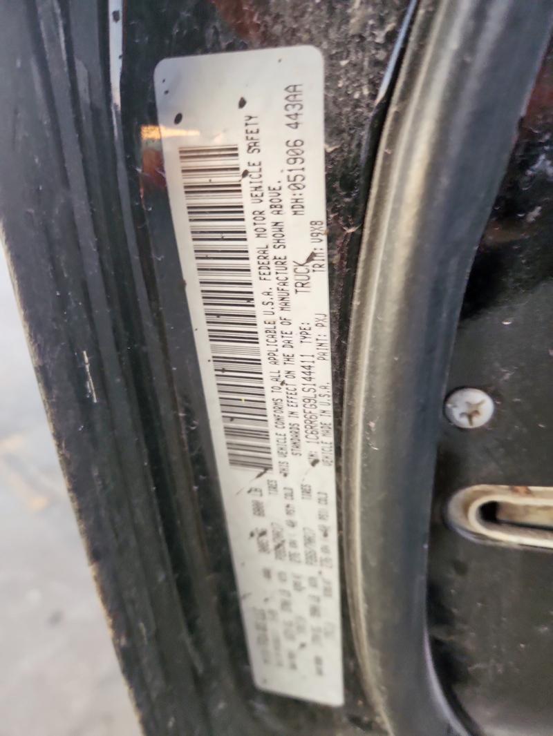 1C6RR6FG9LS144411 - 2020 RAM 1500 CLASS TRADESMAN Noir photo 12