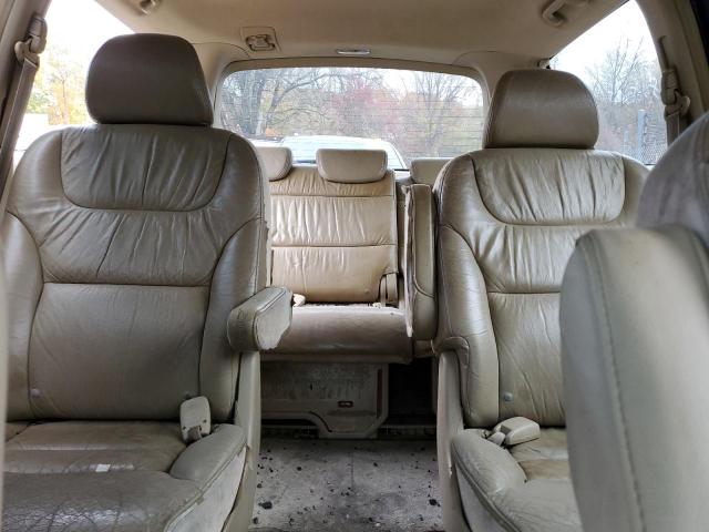 5FNRL387X5B030925 - 2005 HONDA ODYSSEY EXL BLUE photo 10