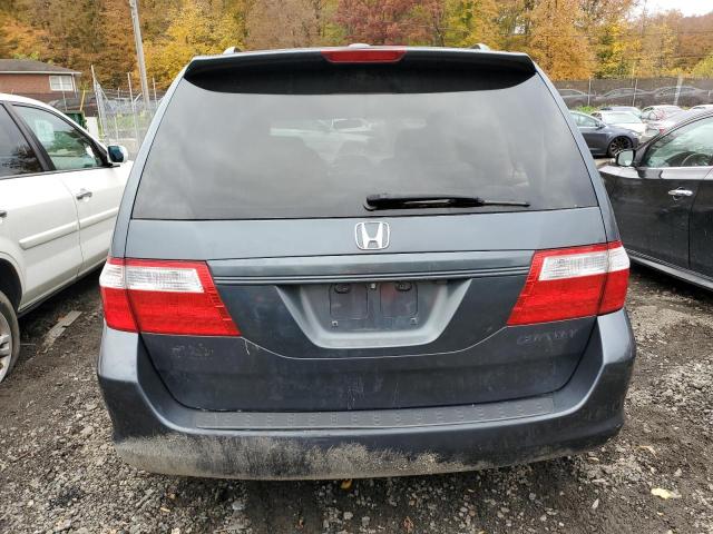 5FNRL387X5B030925 - 2005 HONDA ODYSSEY EXL BLUE photo 6