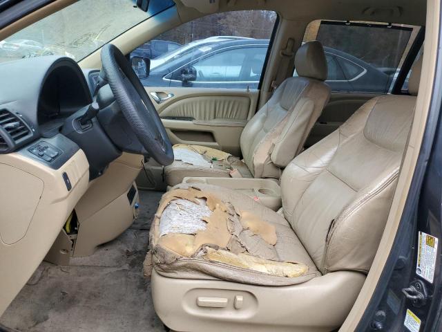 5FNRL387X5B030925 - 2005 HONDA ODYSSEY EXL BLUE photo 7