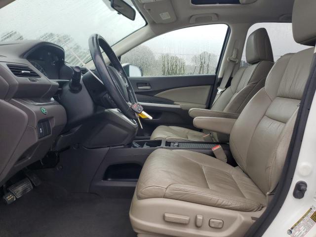 5J6RM3H71DL048135 - 2013 HONDA CR-V EXL WHITE photo 7