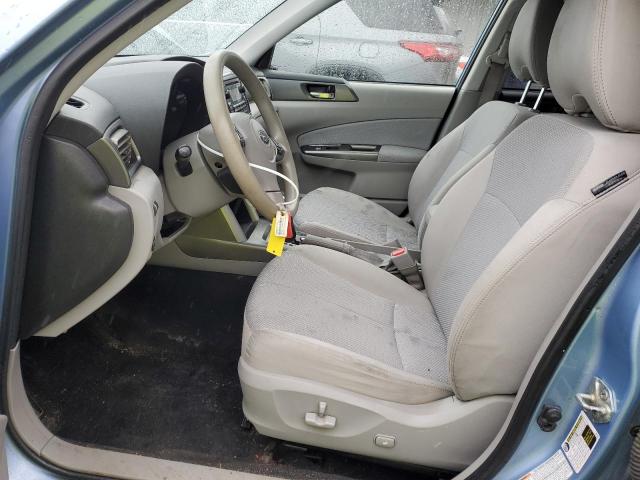 JF2SHADCXBH764049 - 2011 SUBARU FORESTER 2.5X PREMIUM BLUE photo 7