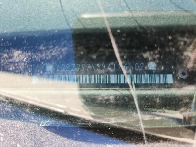 1G2ZG57N394126302 - 2009 PONTIAC G6 WHITE photo 12