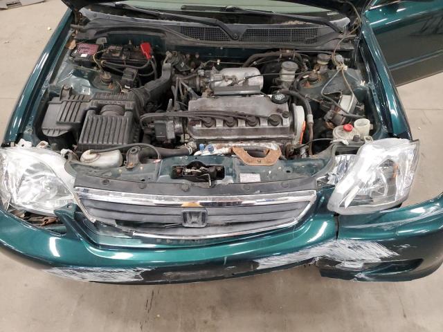 2HGEJ8543YH502619 - 2000 HONDA CIVIC EX GREEN photo 11