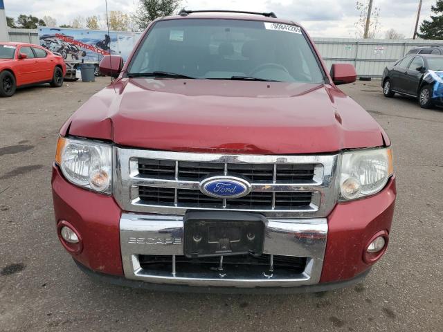 1FMCU9EG7CKB77290 - 2012 FORD ESCAPE LIMITED RED photo 5