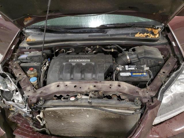 5FNRL386X7B455894 - 2007 HONDA ODYSSEY EXL იასამნისფერი ფოტო 12