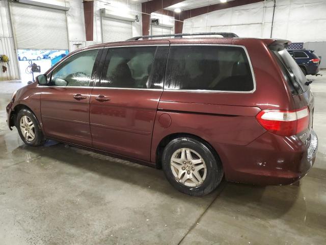 5FNRL386X7B455894 - 2007 HONDA ODYSSEY EXL იასამნისფერი ფოტო 2