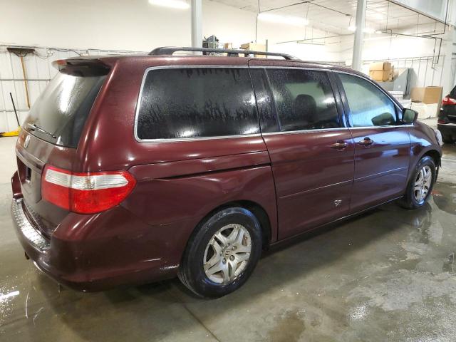 5FNRL386X7B455894 - 2007 HONDA ODYSSEY EXL იასამნისფერი ფოტო 3