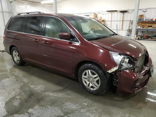 5FNRL386X7B455894 - 2007 HONDA ODYSSEY EXL იასამნისფერი ფოტო 4