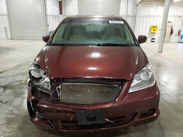 5FNRL386X7B455894 - 2007 HONDA ODYSSEY EXL იასამნისფერი ფოტო 5