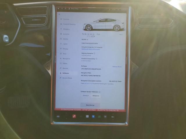 5YJSA1E23GF123258 - 2016 TESLA MODEL S Beyaz fotoğraf 9