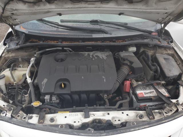 2T1BU4EE9BC678389 - 2011 TOYOTA COROLLA BASE WHITE photo 11