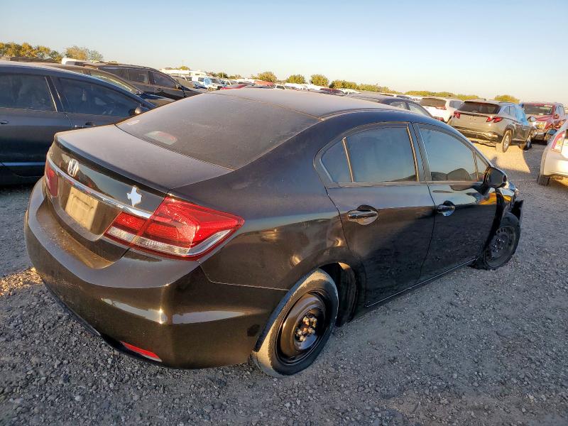 2HGFB2F59DH574554 - 2013 HONDA CIVIC LX 黑色 照片 3