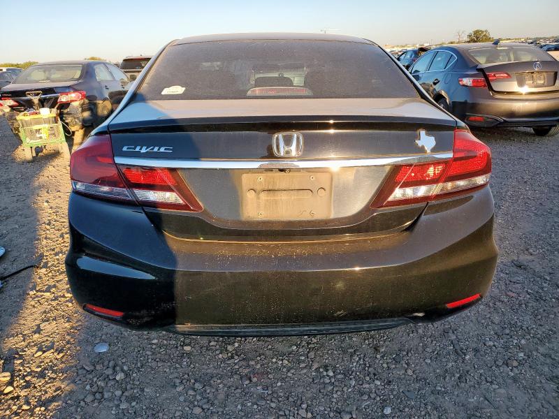 2HGFB2F59DH574554 - 2013 HONDA CIVIC LX 黑色 照片 6