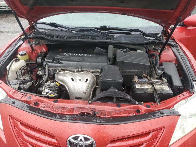 4T1BE46K08U202833 - 2008 TOYOTA CAMRY CE RED photo 11