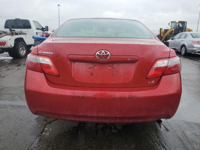 4T1BE46K08U202833 - 2008 TOYOTA CAMRY CE RED photo 6