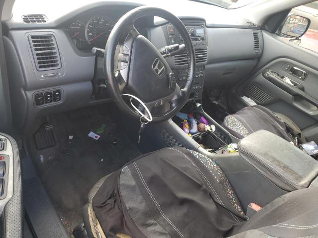 5FNYF18505B051515 - 2005 HONDA PILOT EXL Turquesa foto 8