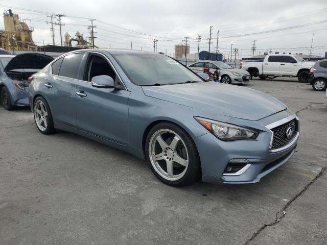 JN1EV7AP2JM358774 - 2018 INFINITI Q50 LUXE TEAL photo 4