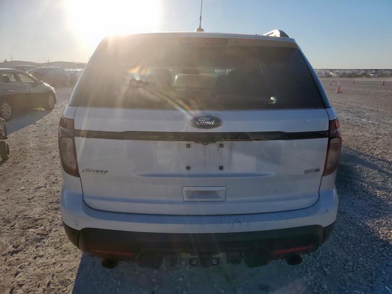 1FM5K8GT1EGC34737 - 2014 FORD EXPLORER SPORT 白色 照片 6