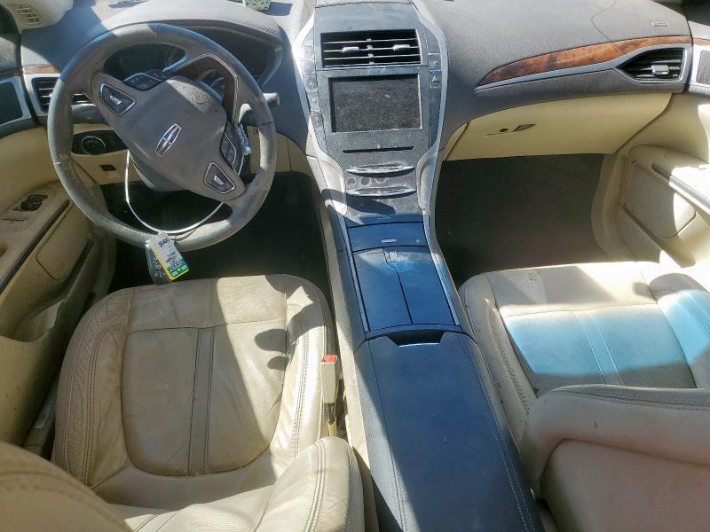 3LN6L2LU2ER832714 - 2014 LINCOLN MKZ HYBRID SILVER photo 8