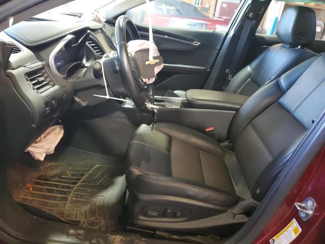 2G1105S35H9100419 - 2017 CHEVROLET IMPALA LT RED photo 7