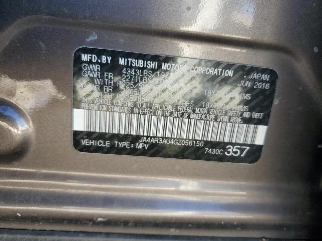 JA4AR3AU4GZ056150 - 2016 MITSUBISHI OUTLANDER ES ნაცრისფერი ფოტო 12