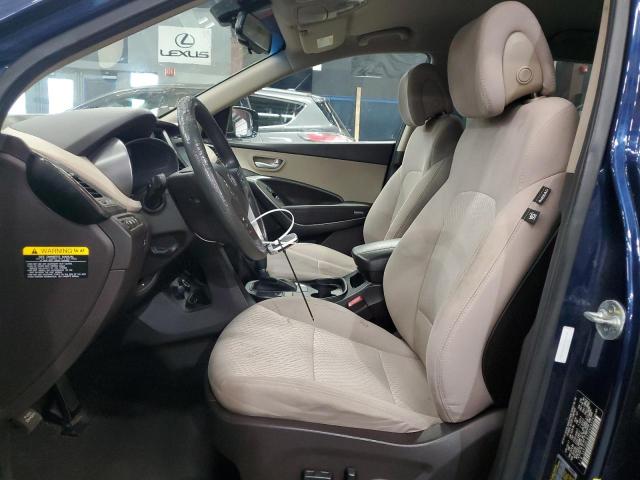5XYZUDLB2JG509325 - 2018 HYUNDAI SANTA FE S BLUE photo 7