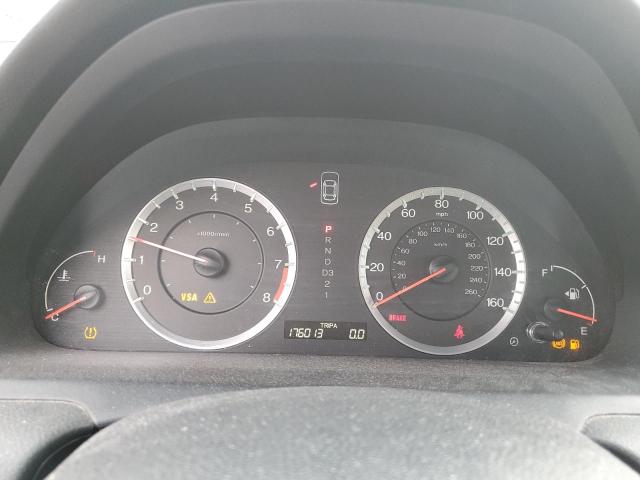 1HGCS12838A000596 - 2008 HONDA ACCORD EXL GRAY photo 9