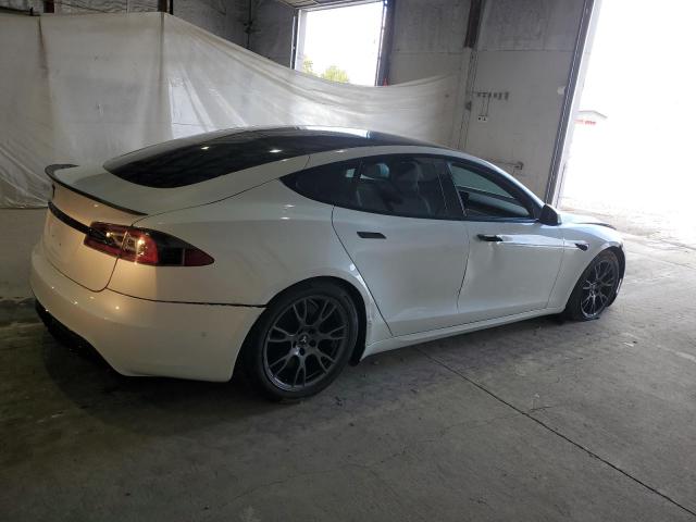 5YJSA1E56NF467786 - 2022 TESLA MODEL S თეთრი ფოტო 3