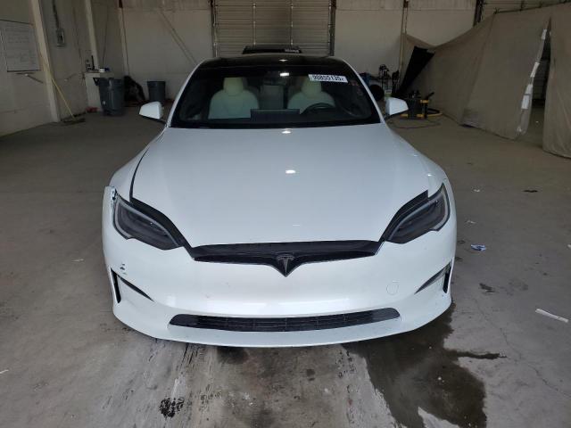 5YJSA1E56NF467786 - 2022 TESLA MODEL S თეთრი ფოტო 5