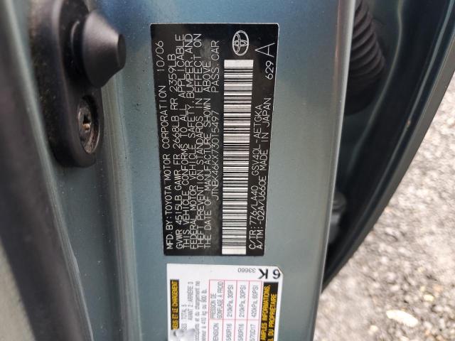 JTNBK46KX73015497 - 2007 TOYOTA CAMRY LE GREEN photo 12