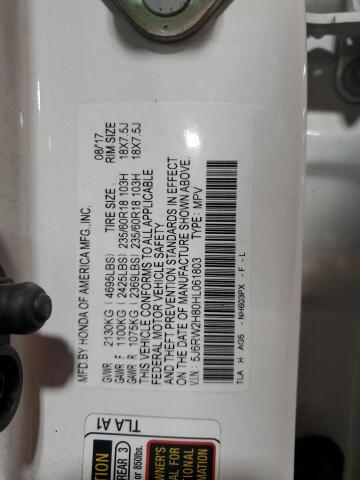 5J6RW2H80HL061803 - 2017 HONDA CR-V EXL 白色 照片 13