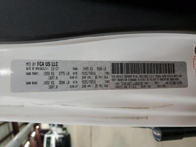 1C4BJWKG1JL853218 - 2018 JEEP WRANGLER U SPORT أبيض صورة 12