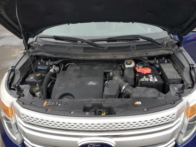 1FM5K8D83FGB21289 - 2015 FORD EXPLORER XLT BLUE photo 12