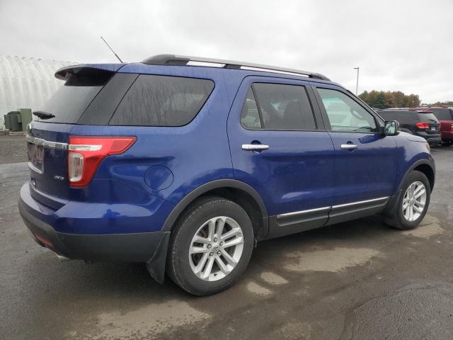 1FM5K8D83FGB21289 - 2015 FORD EXPLORER XLT BLUE photo 3