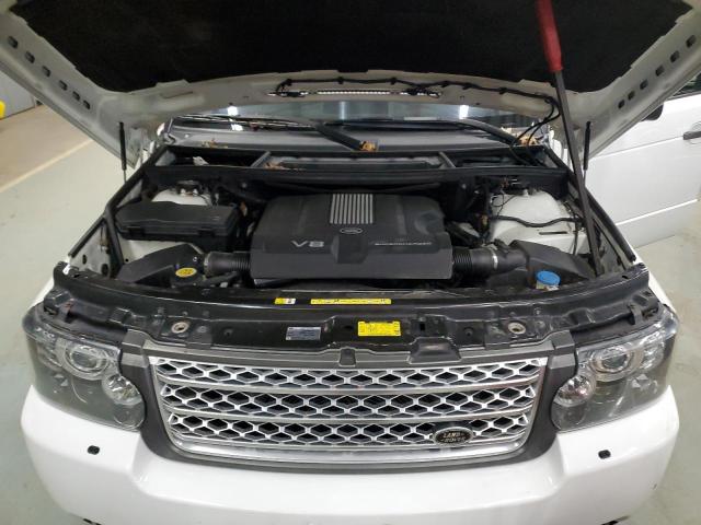 SALMP1E43BA349562 - 2011 LAND ROVER RANGE ROVE AUTOBIOGRAPHY WHITE photo 12