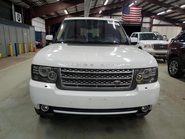 SALMP1E43BA349562 - 2011 LAND ROVER RANGE ROVE AUTOBIOGRAPHY WHITE photo 5