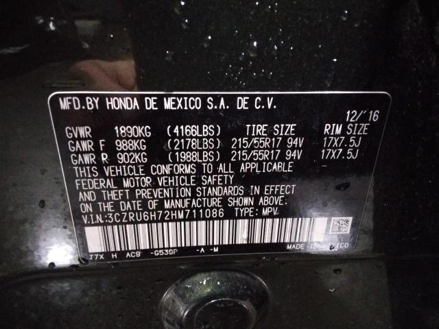 3CZRU6H72HM711086 - 2017 HONDA HR-V EXL GREEN photo 14