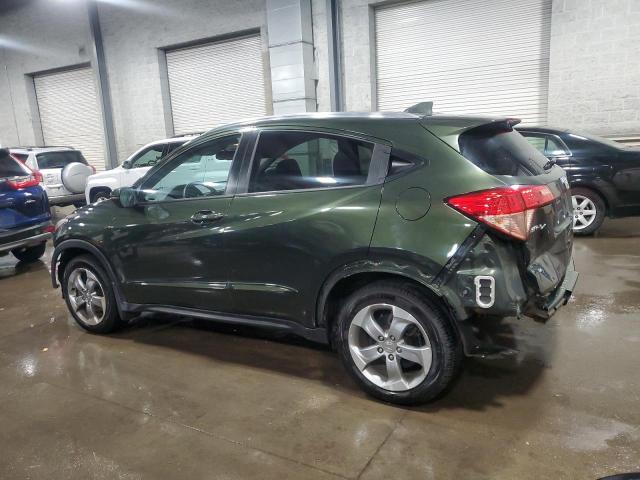 3CZRU6H72HM711086 - 2017 HONDA HR-V EXL GREEN photo 2