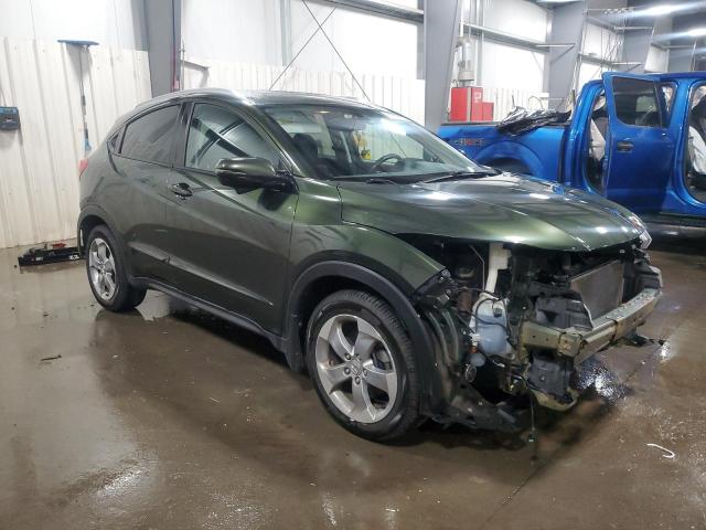 3CZRU6H72HM711086 - 2017 HONDA HR-V EXL GREEN photo 4