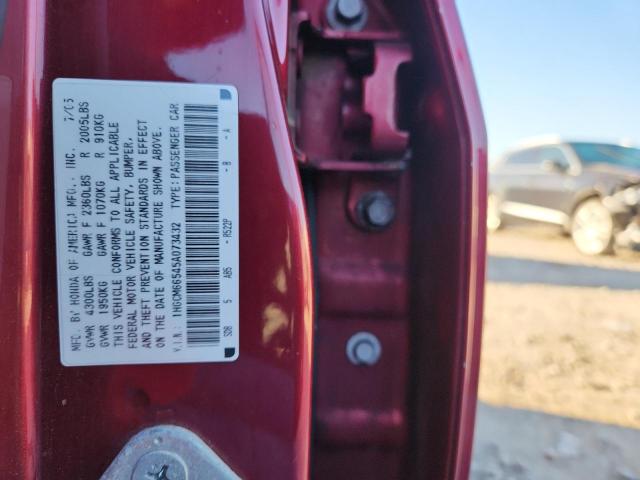 1HGCM66545A073432 - 2005 HONDA ACCORD EX BURGUNDY photo 12