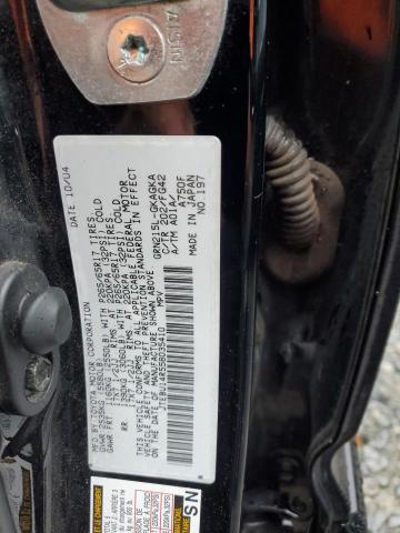 JTEBU14R558035410 - 2005 TOYOTA 4RUNNER SR5 Սև լուսանկար 14