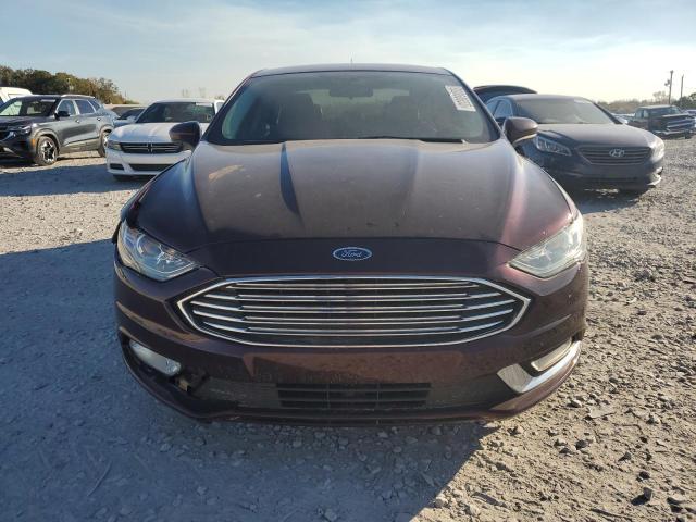 3FA6P0HD0JR265358 - 2018 FORD FUSION SE MAROON photo 5