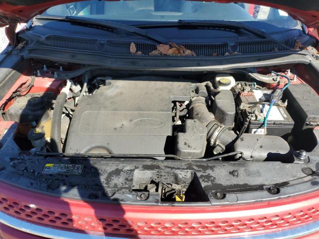 1FMHK7F85CGB00251 - 2012 FORD EXPLORER LIMITED RED photo 11