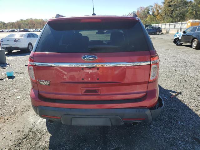 1FMHK7F85CGB00251 - 2012 FORD EXPLORER LIMITED RED photo 6